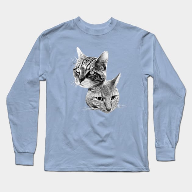 Cats!!! Long Sleeve T-Shirt by pepart